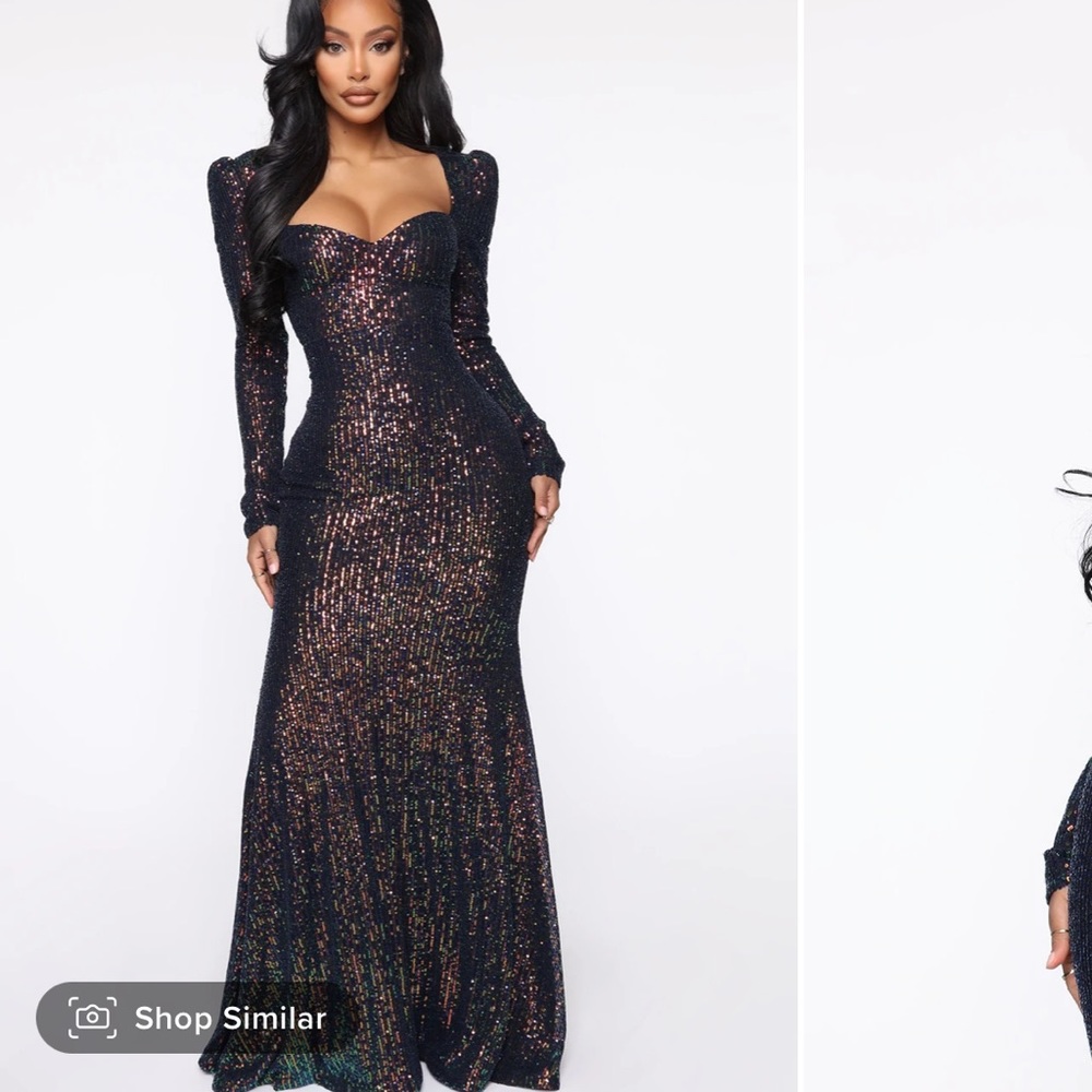Red Carpet Winner Sequin Maxi Dress